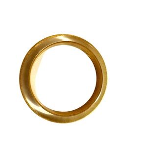 Vintage Alexis Bittar lucite bangle bracelet in crackled gold. EUC